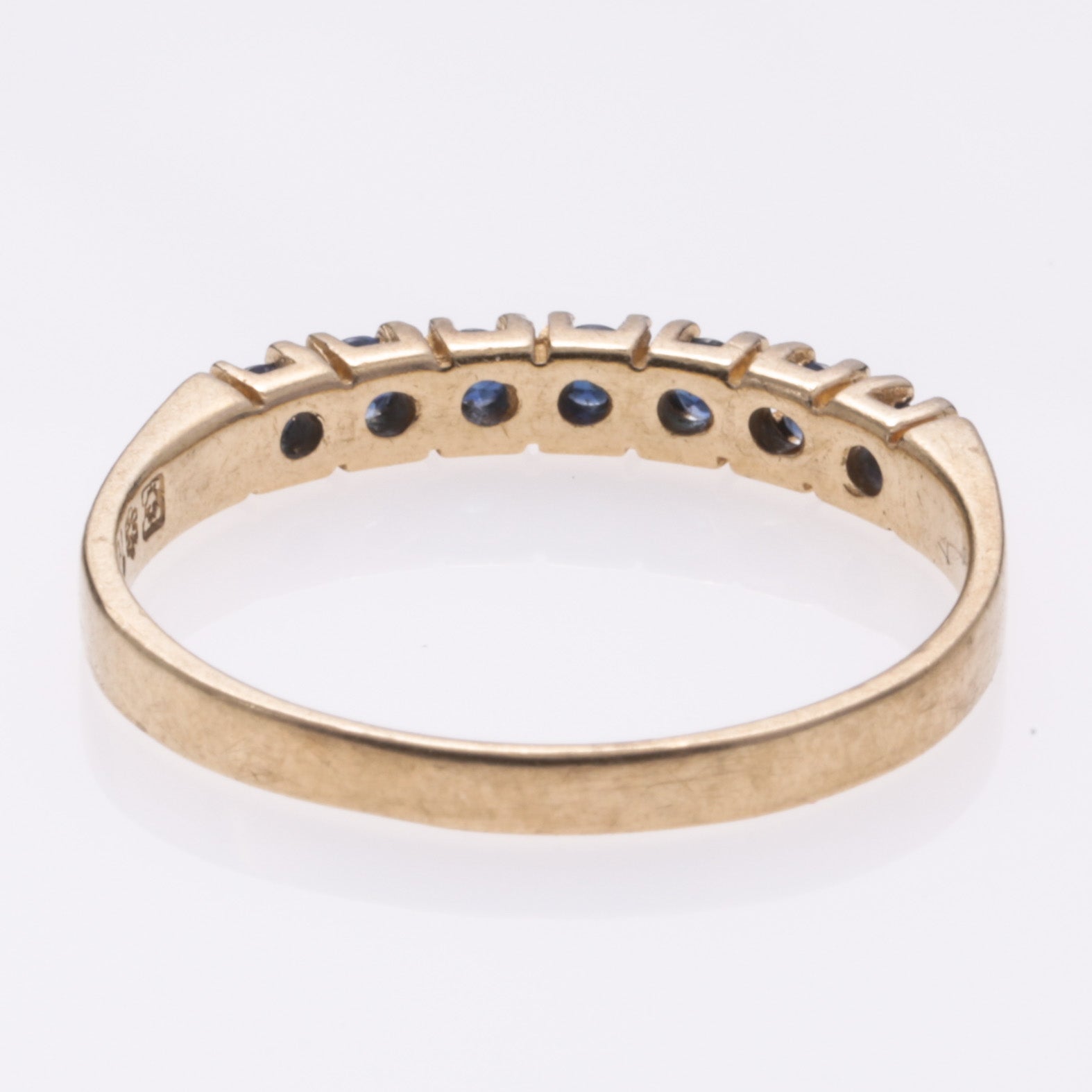 10k Yellow Gold Sapphire Ring | 0.56ctw | SZ 9.25