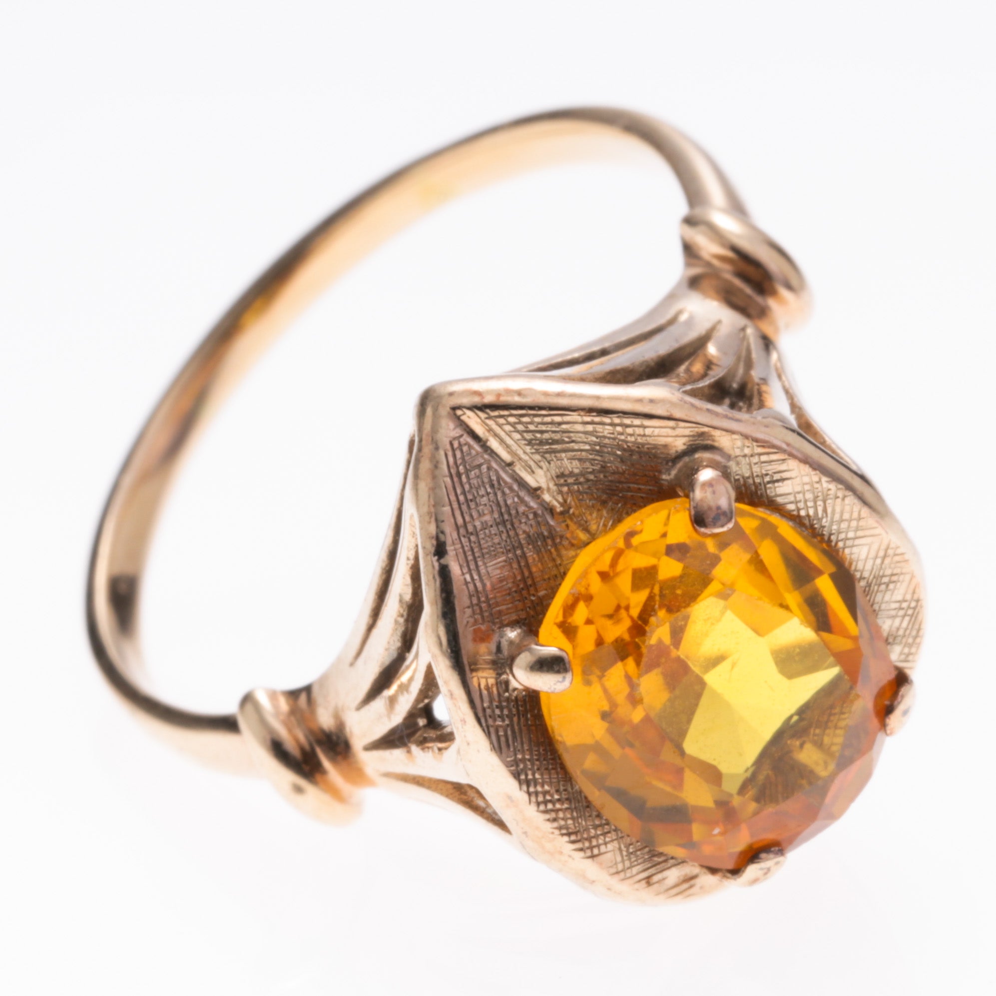 10K Yellow Gold Citrine Ring | 2.98ct | SZ 7.5