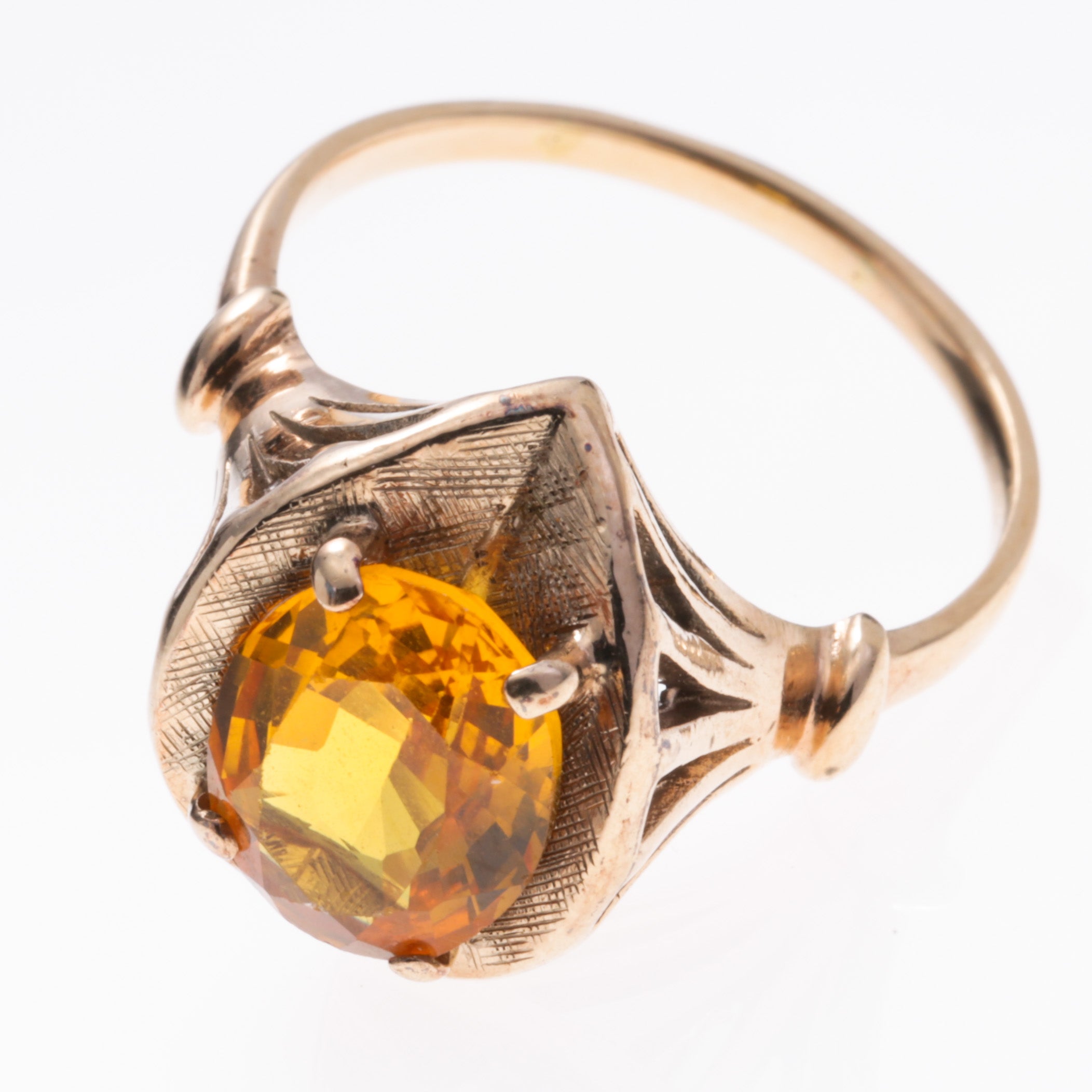 10K Yellow Gold Citrine Ring | 2.98ct | SZ 7.5