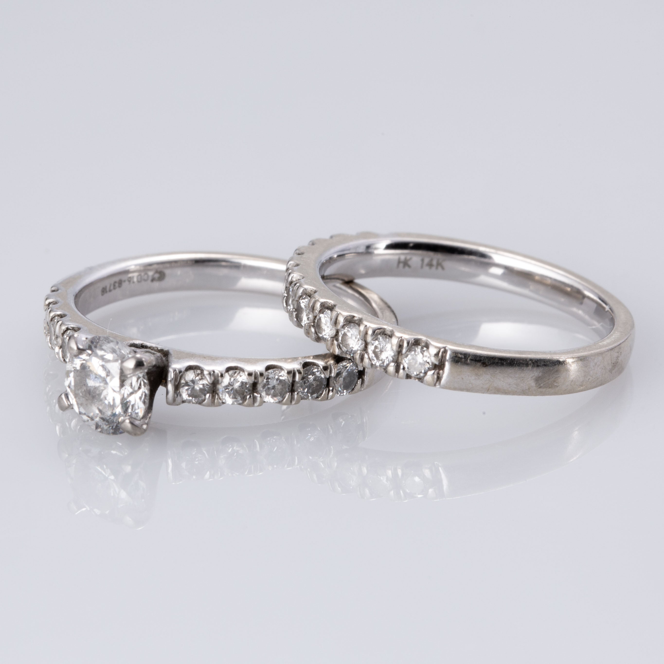 14K White Gold Diamond Ring | 1.15 ctw | SZ 3.75 |