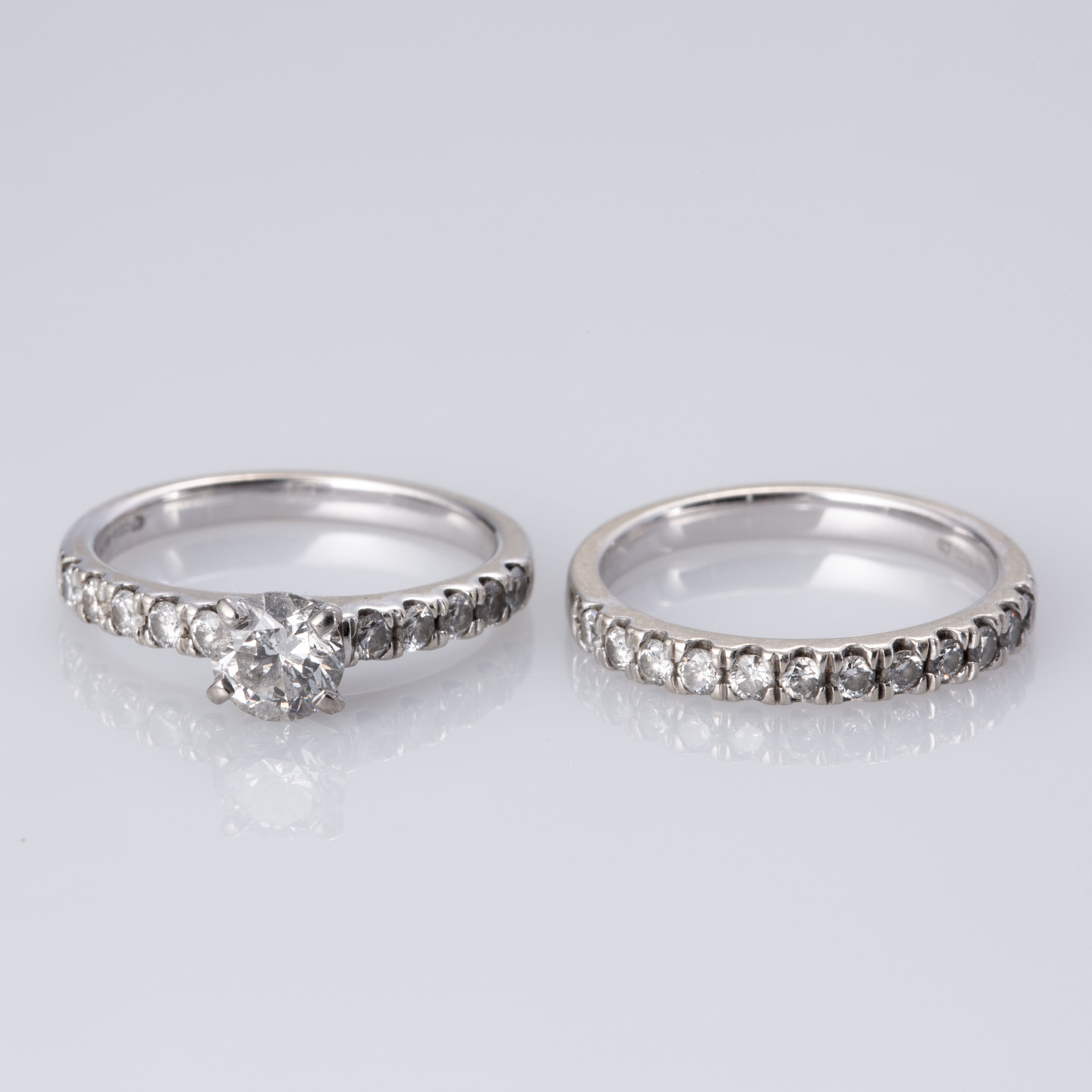 14K White Gold Diamond Ring | 1.15 ctw | SZ 3.75 |