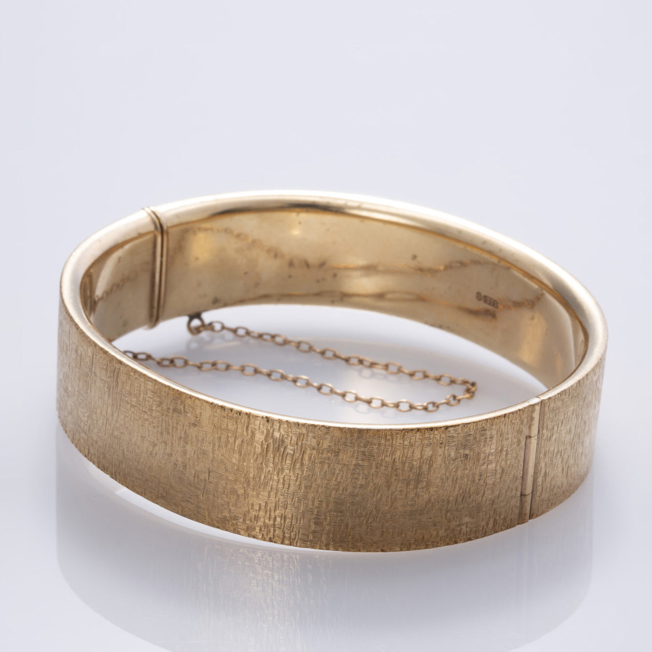 9k Yellow Gold Wide Bracelet  | 6.5" |