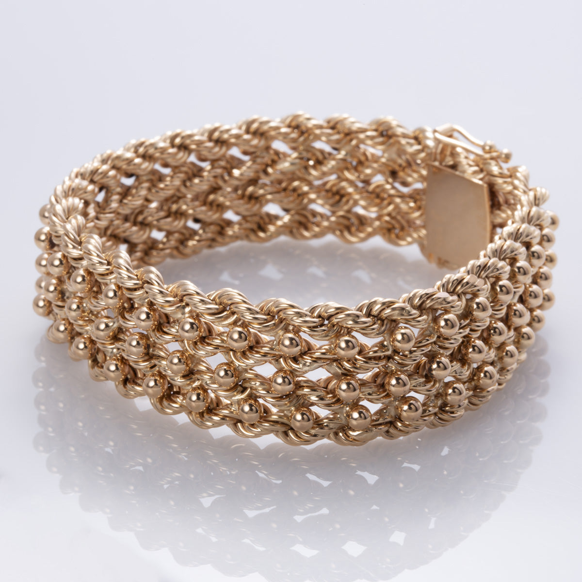 18k Yellow Gold Bracelet  | 8.75" |