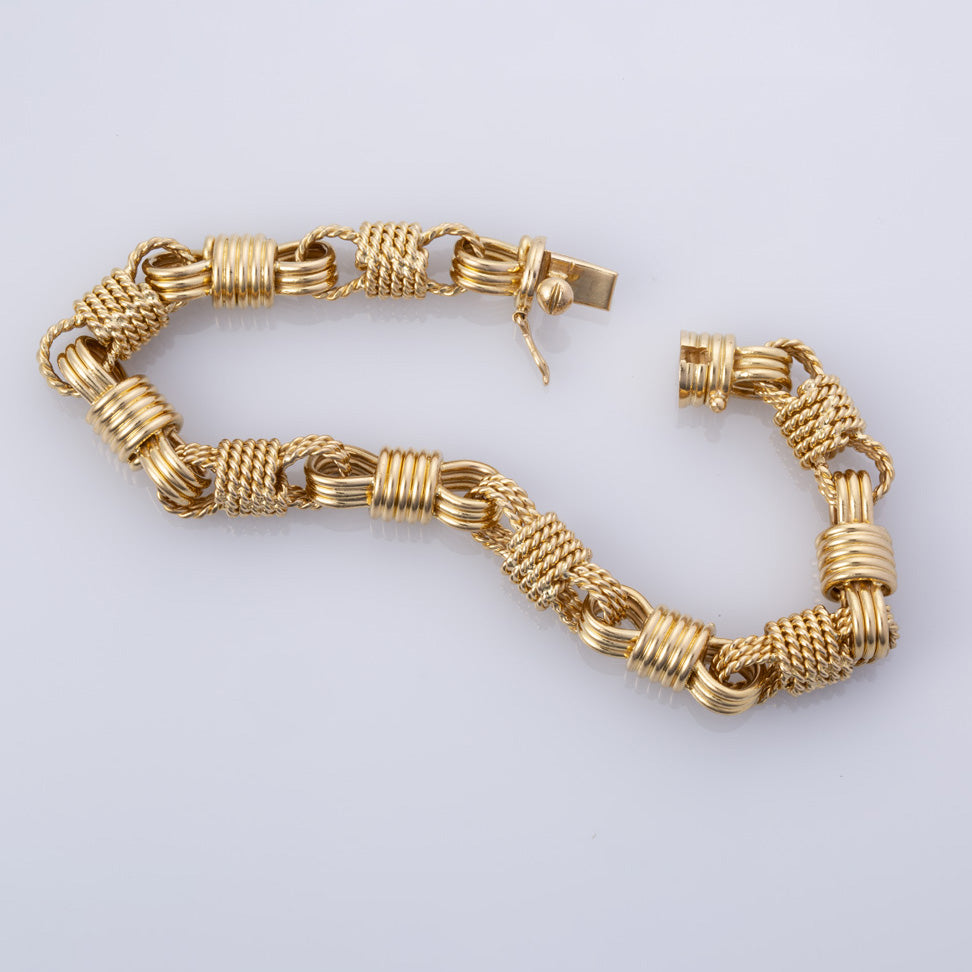 18k Yellow Gold Bracelet  | 8" |