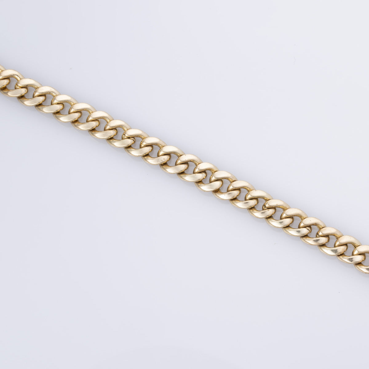 10k Yellow Gold Curb Chain Bracelet  | 8.75