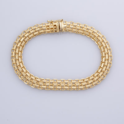 14k Yellow Gold Bracelet  | 7