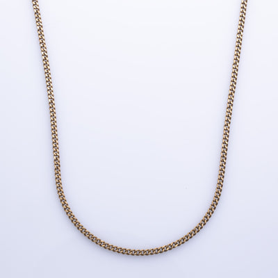 10k Yellow Gold Curb Chain | 24