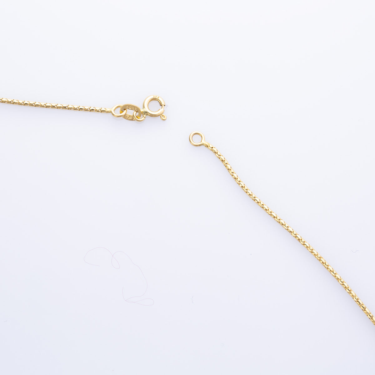 14k Yellow Gold Rounded Box Chain | 18