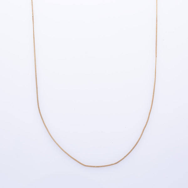 14k Yellow Gold Curb Chain | 16