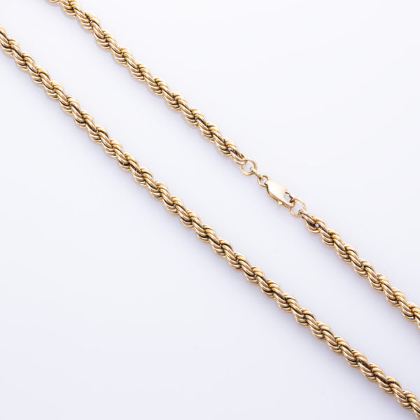 10k Yellow Gold Rope Chain | 15