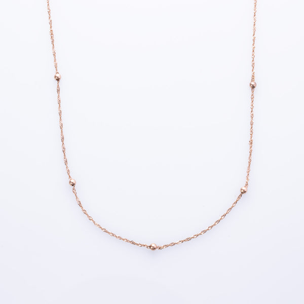 14k Rose Gold Prince of Wales Chain | 15