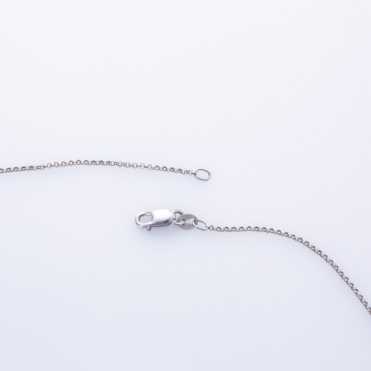 14k White Gold Rolo Chain | 18" |