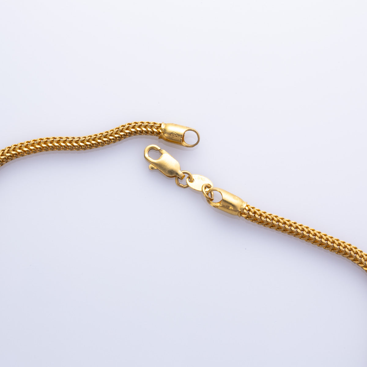 22k Yellow Gold Foxtail Chain | 20
