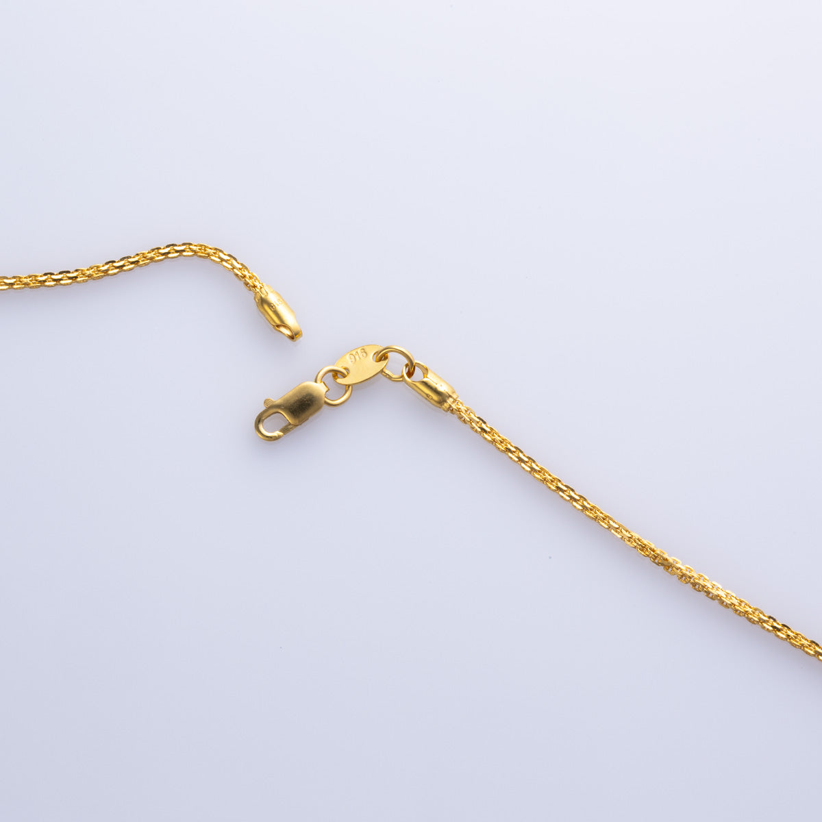 Chaîne Bismark en or jaune 22 carats | 16" | 