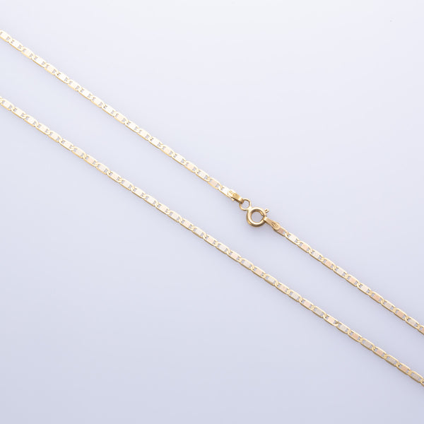 18k Yellow Gold Anchor Chain | 20