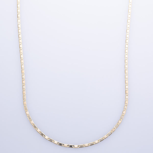 18k Yellow Gold Anchor Chain | 20