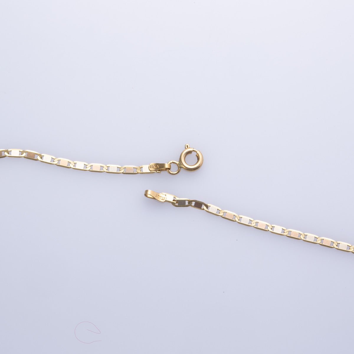 18k Yellow Gold Anchor Chain | 20