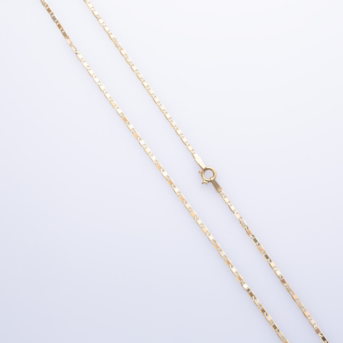 18k Yellow Gold Anchor Chain | 17