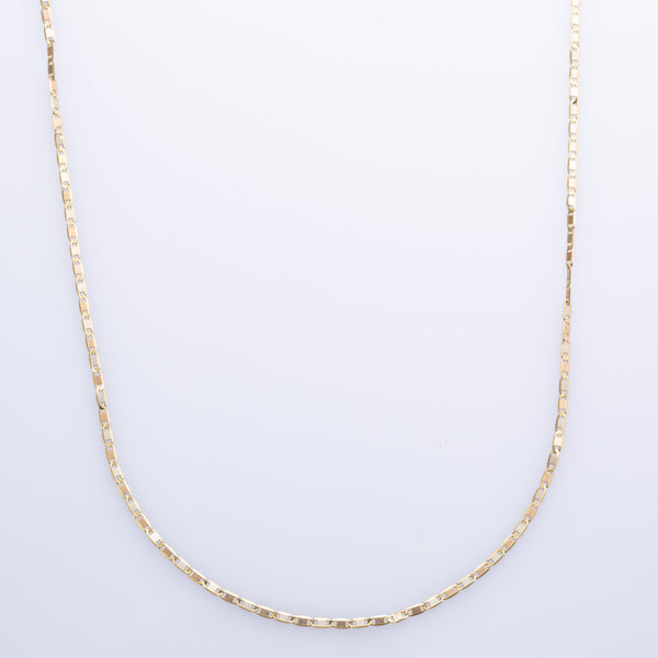 18k Yellow Gold Anchor Chain | 17