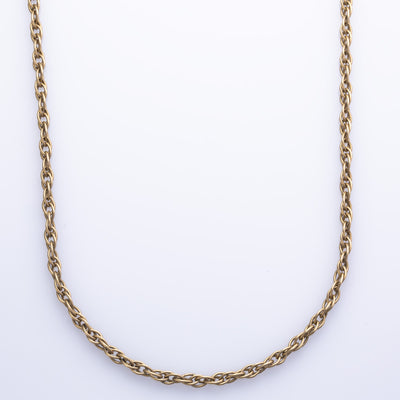 9k Yellow Gold Prince of Wales Chain | 24