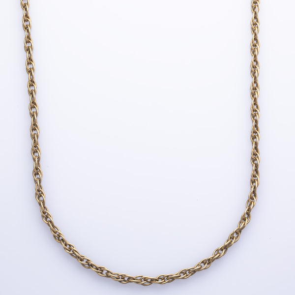 9k Yellow Gold Prince of Wales Chain | 24