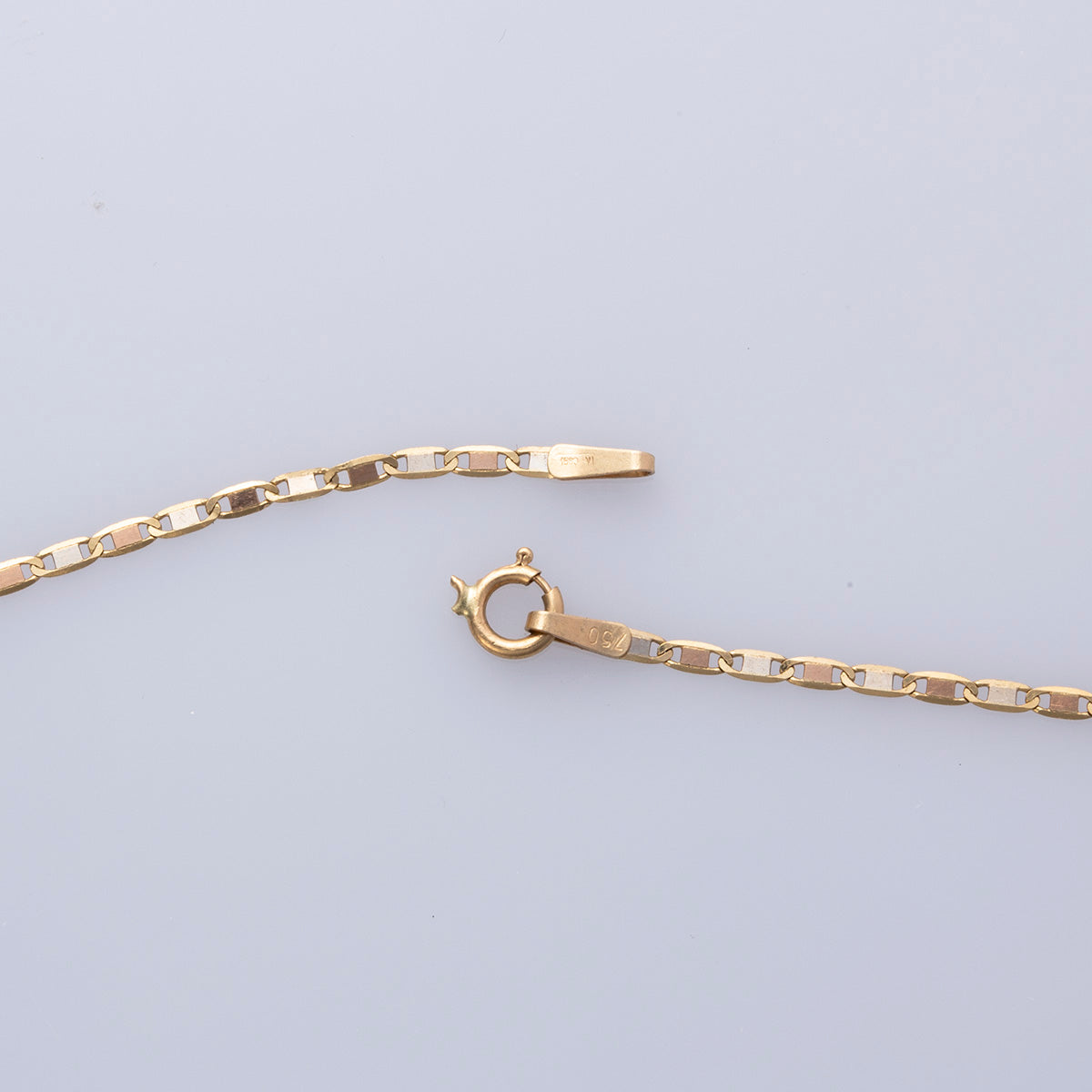 18k Yellow Gold Anchor Chain | 17