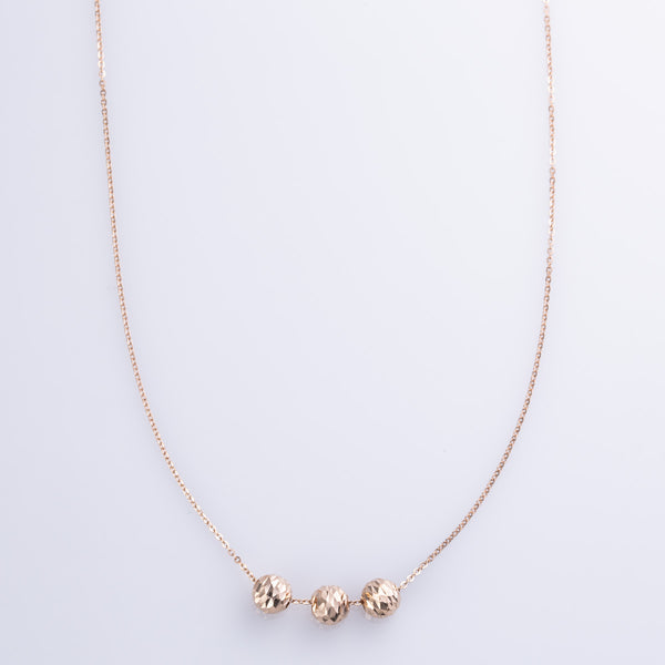 18k Rose Gold Necklace | 16