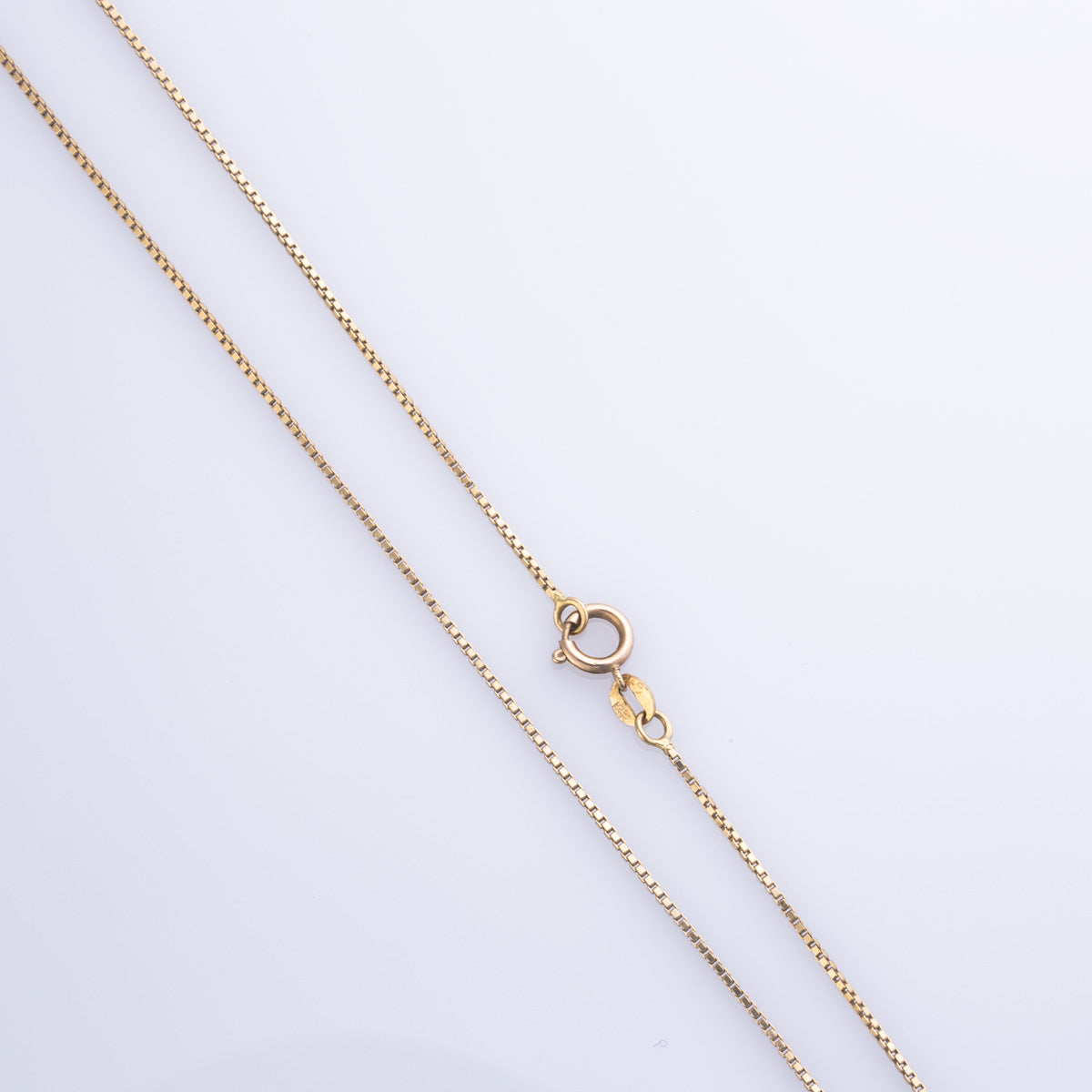 18k Yellow Gold Box Chain | 16