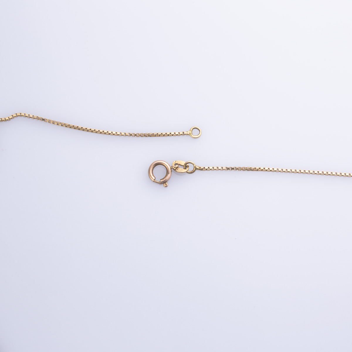 18k Yellow Gold Box Chain | 16