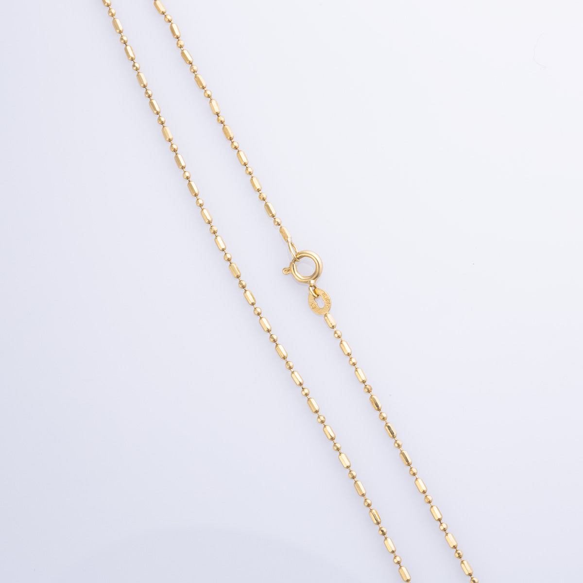 18k Yellow Gold Bamboo Chain | 16