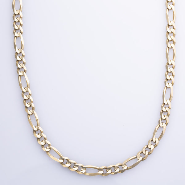 14k Yellow Gold Figaro Chain | 27