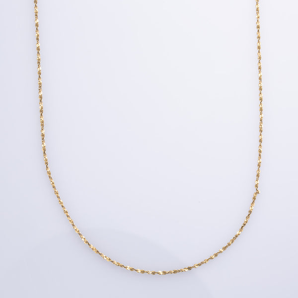 14k Yellow Gold Rope Chain | 18