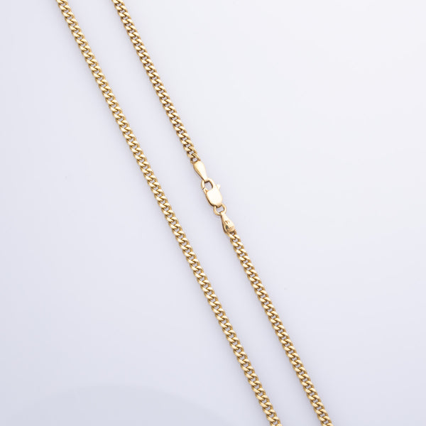 14k Yellow Gold Curb Chain | 23