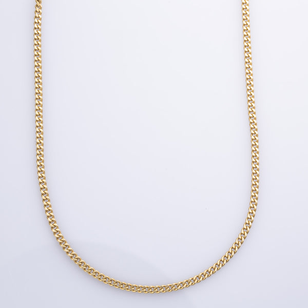 14k Yellow Gold Curb Chain | 23