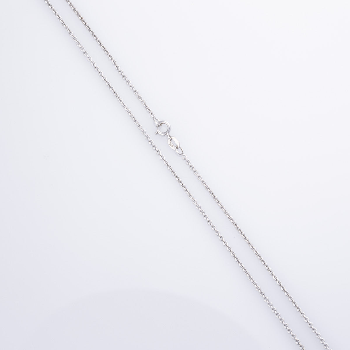 14k White Gold Rolo Chain | 18