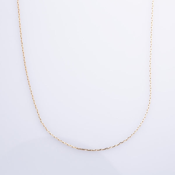 14k Yellow Gold Cable Chain | 16