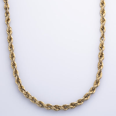 10k Yellow Gold Rope Chain | 30