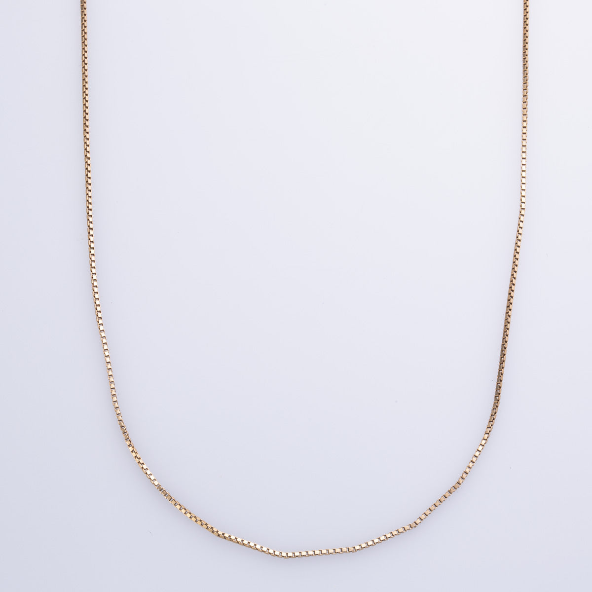 10k Yellow Gold Box Chain | 18" |