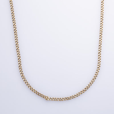 10k Yellow Gold Curb Chain | 23