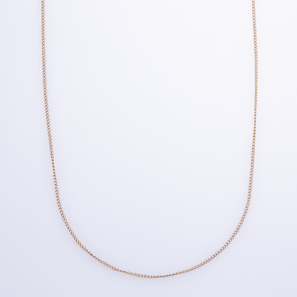 10k Yellow Gold Curb Chain | 17