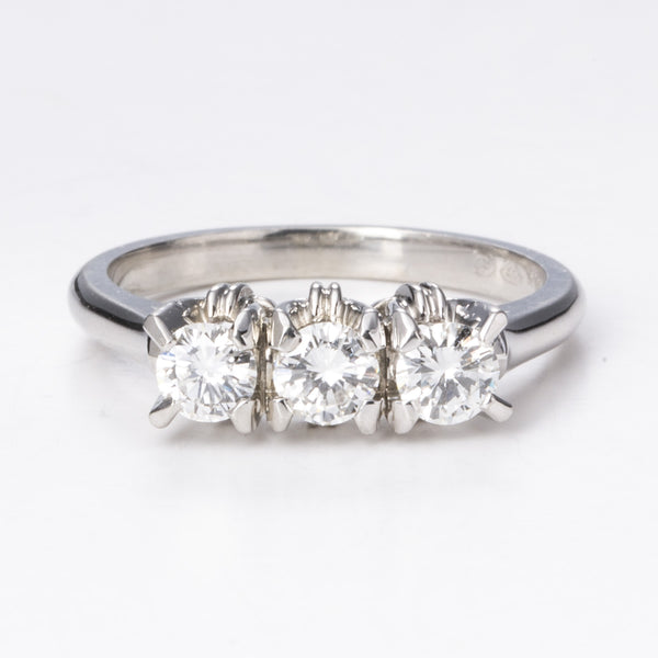 18k White Gold Diamond Ring| 0.64ctw | Sz 6