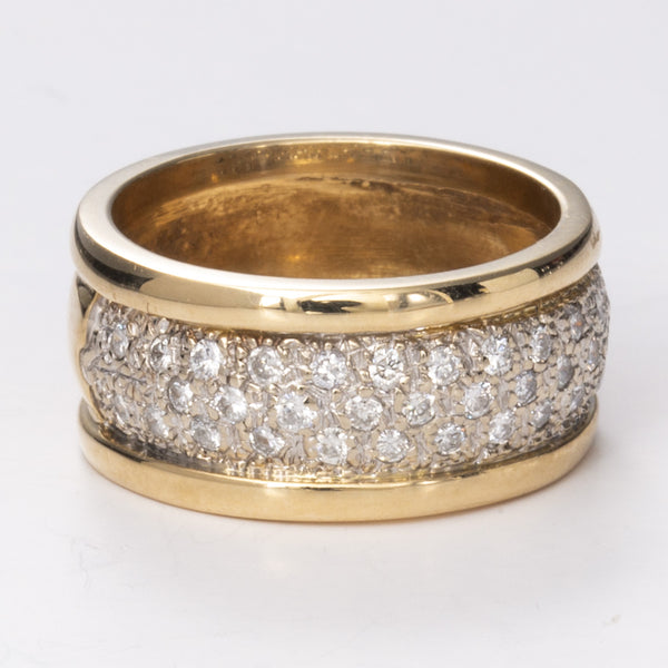 14k Yellow and White Gold Diamond 14k Ring| 0.50ctw | Sz 5