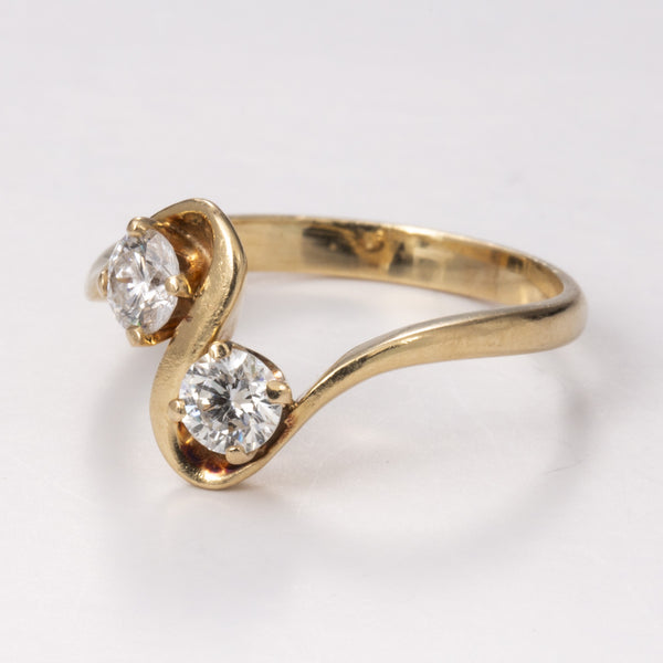 14k Yellow Gold Diamond Ring | 0.48 ctw | Sz 7.25