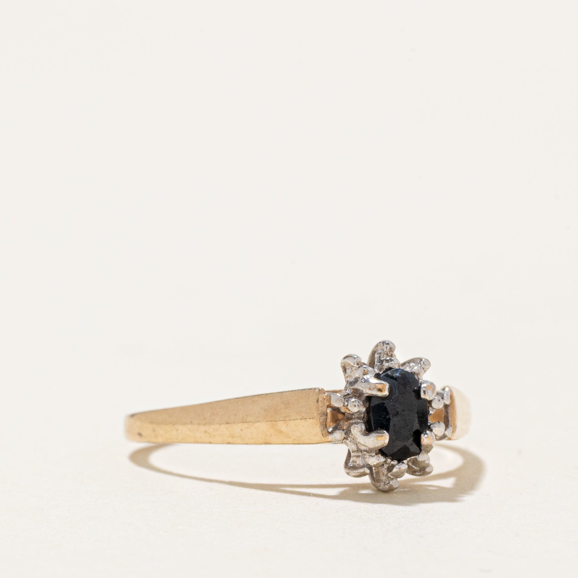 Sapphire Petal Ring | SZ 6.75