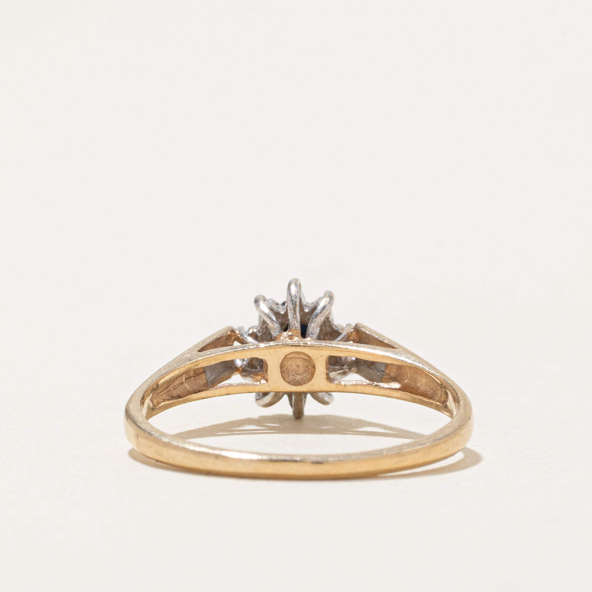 Sapphire Petal Ring | SZ 6.75