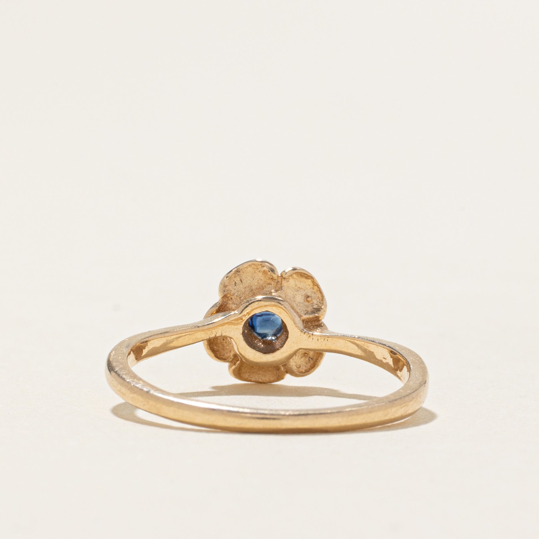 Sapphire Flower Ring | SZ 5.5