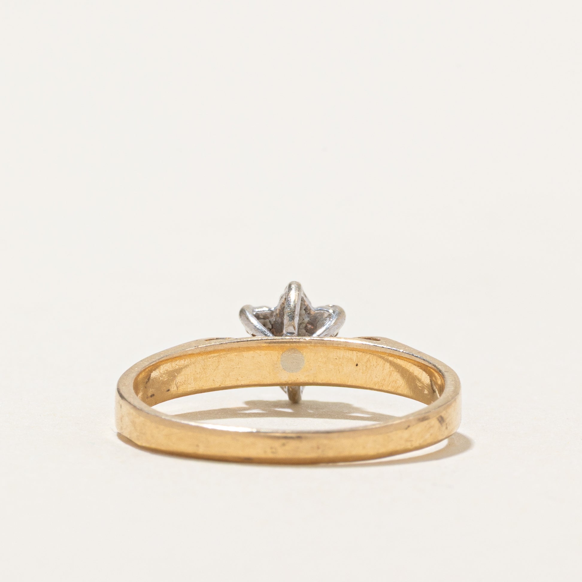 Sapphire & Diamond Petal Ring | SZ 5.25