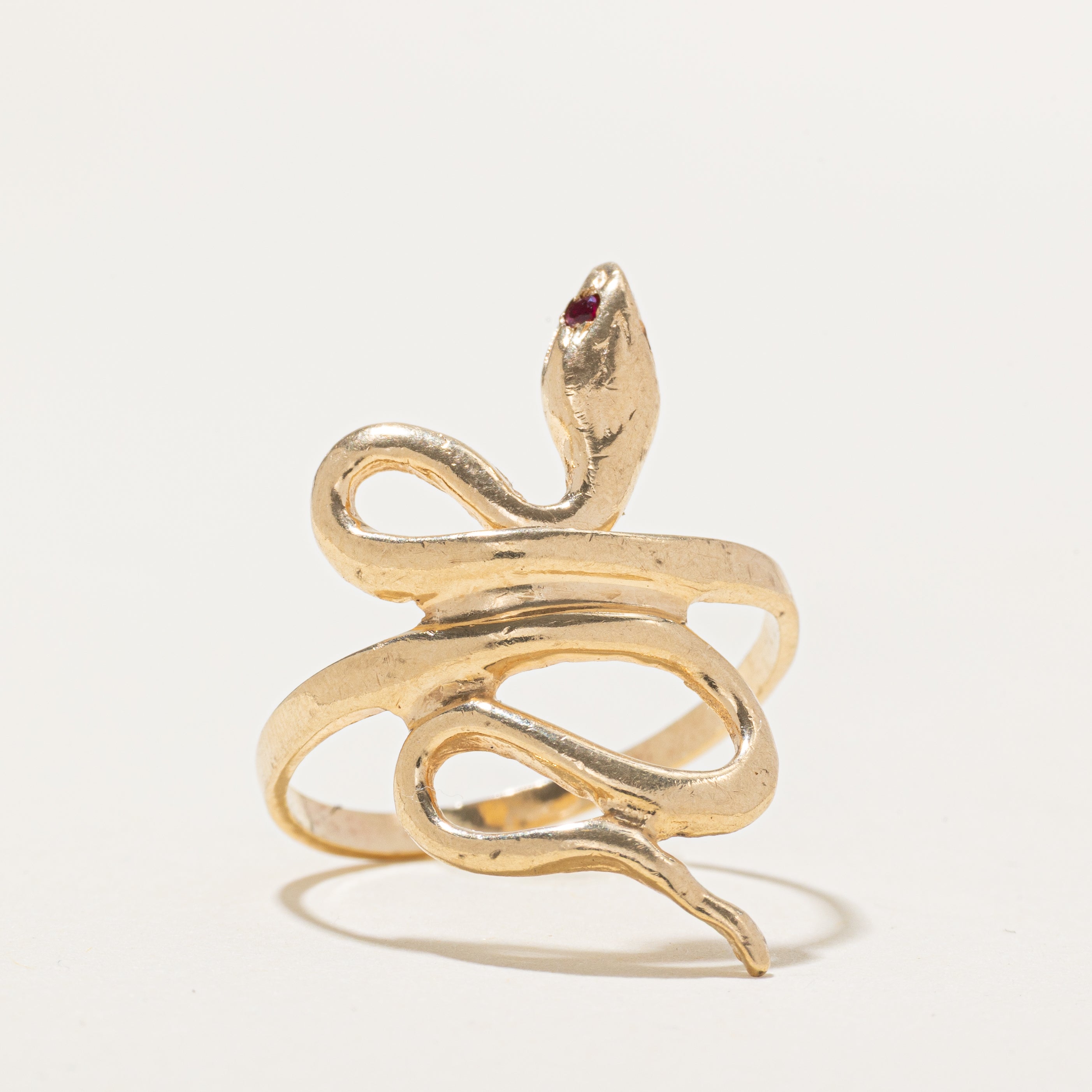 Ruby Snake Ring | SZ 8.25