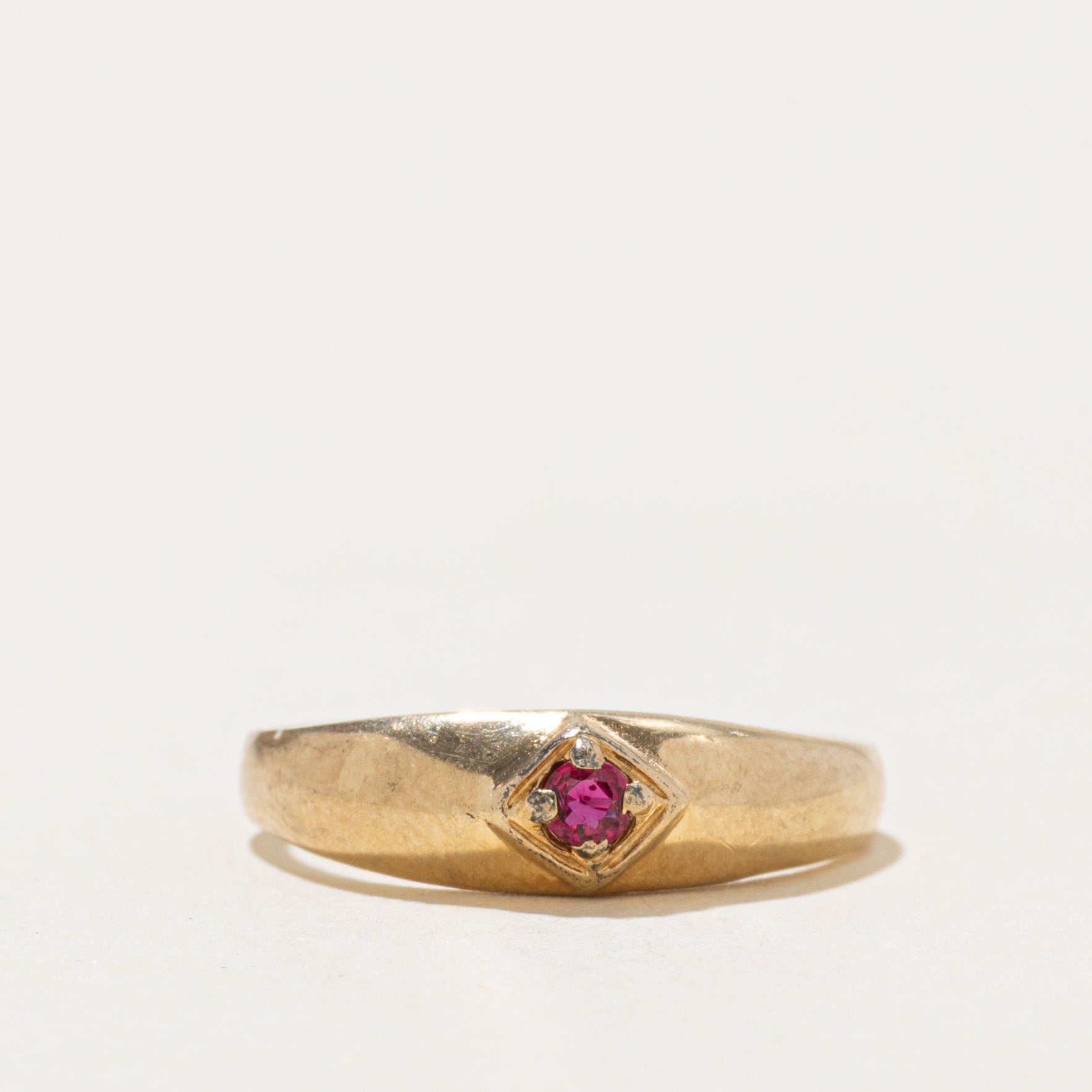Solitaire Ruby Band | SZ 3.5