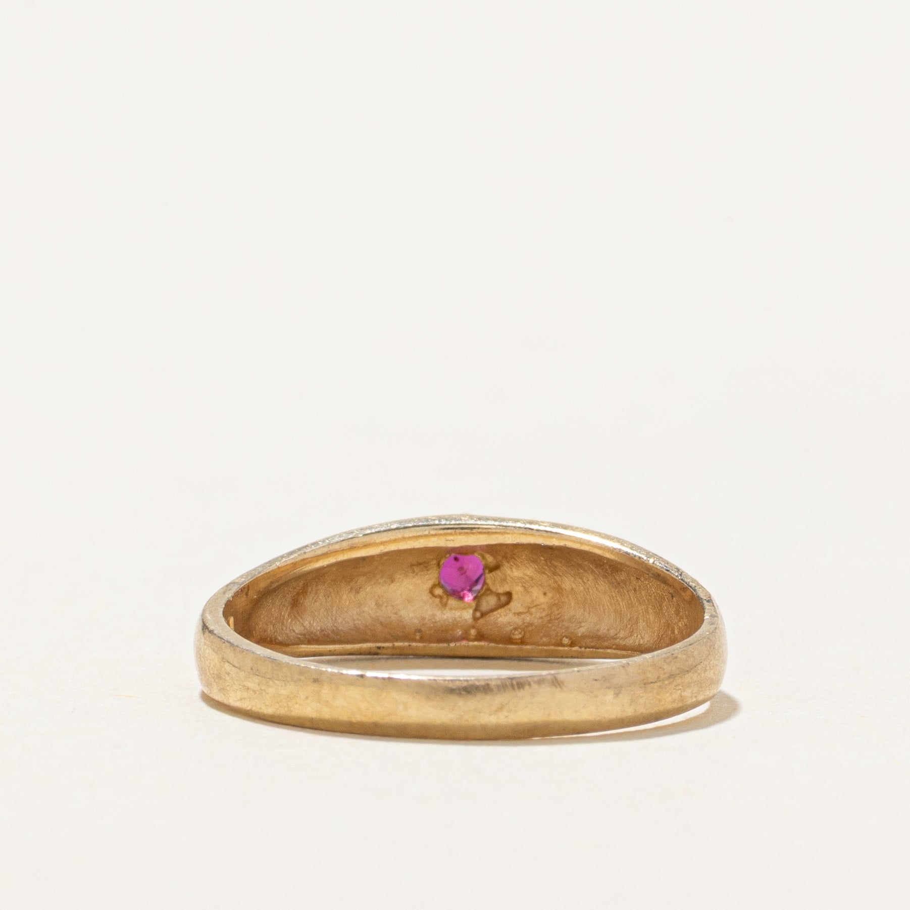 Solitaire Ruby Band | SZ 3.5